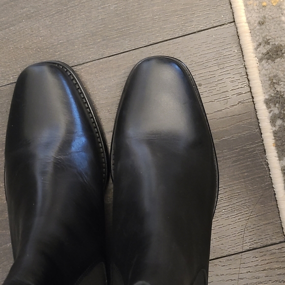 Little Burgundy Black Ankle Boots - Picture 5 of 8